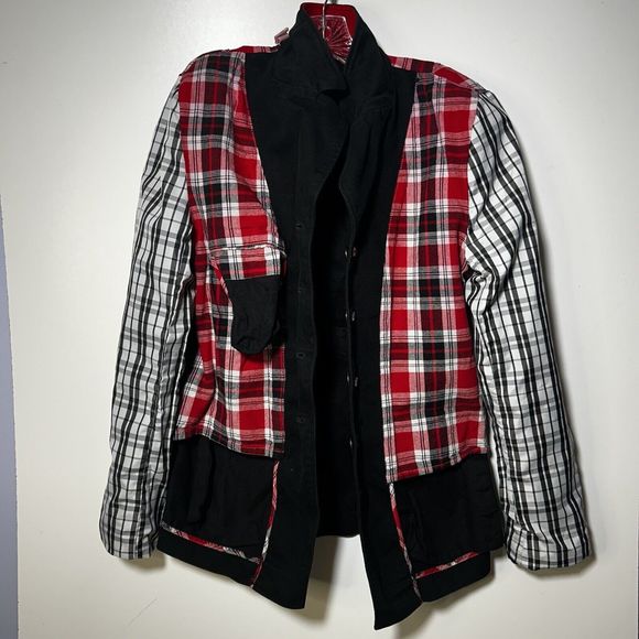 Urban Outfitters Military Utility Jacket Button Up Black Womens Size M - Picture 14 of 16